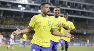 Vitor Roque brilha e Brasil estreia com vitória no Campeonato Sul-Americano sub-20