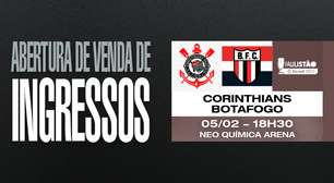 Corinthians inicia nesta sexta venda de ingressos contra o Botafogo-SP; veja valores