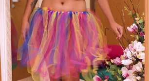 Fantasia simples para o carnaval? Faça essa saia de tule!