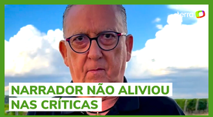 Galvão Bueno critica Vitor Pereira após vexame do Flamengo: "Não tem bom caráter"