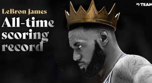 NBA 2K23 homenageia o novo recorde de pontuação de LeBron em jogo