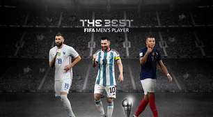 Messi, Benzema e Mbappé são os finalistas ao prêmio The Best, da Fifa, com chance de dar o argentino