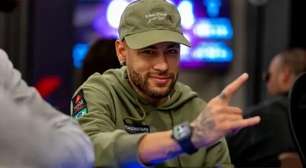 Neymar aproveita fim de semana em torneio de poker e fatura R$ 144 mil