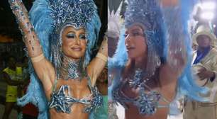 Anitta usa fantasia de Sabrina Sato no Carnaval em gravação de clipe na Sapucaí. Compare!