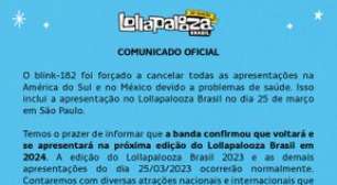 Blink-182 cancela show da volta no Brasil