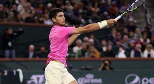 Alcaraz vence a 100ª na carreira e vai às 8ªs em Indian Wells