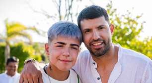 Filho de Agüero e neto de Maradona estreia em torneio oficial na Argentina: Benjamín tem 14 anos