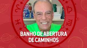 Aprenda como fazer o banho para abertura de caminhos