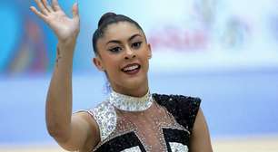 Bárbara Domingos se classifica em 2º lugar na fita na Copa do Mundo de Ginástica Rítmica