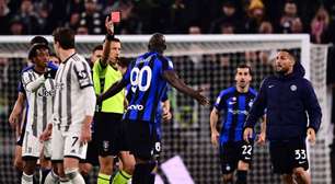 Lukaku marca no fim, e Inter de Milão arranca empate contra a Juventus na ida da semifinal da Copa da Itália