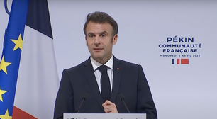 Macron diz que Europa não deve seguir política dos EUA ou da China sobre Taiwan