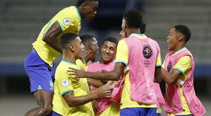 Brasil vence o Uruguai e garante a liderança do Grupo A no Sul-Americano sub-17
