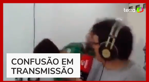 Comentarista troca socos com torcedor durante final do Campeonato Paraibano