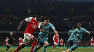 Em final eletrizante, Arsenal busca o empate contra o Southampton, pela Premier League
