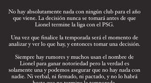 Pai de Messi nega acerto com equipe da Arábia Saudita: "Não há absolutamente nada com ninguém"