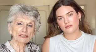 Modelo da Victoria's Secret viraliza ao dividir últimos momentos com a avó, antes da eutanásia