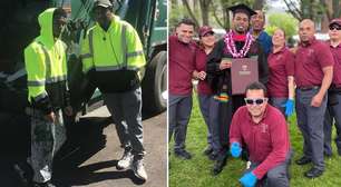 "Fiz isso para salvar minha família", diz gari que se formou em Direito em Harvard