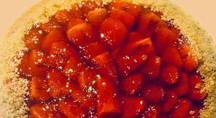 Torta de Morango: de confeitaria, feita em casa, muito amor