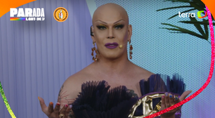 Íkaro Kadoshi se emociona no fim da Parada LGBT+