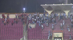 Integrantes de organizadas de Confiança e Náutico entram em confronto no Batistão; vídeo