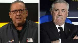 Galvão Bueno critica CBF por esperar pelo treinador Carlo Ancelotti: 'Isso é um absurdo!'