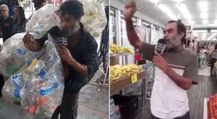 Que voz! Morador de rua ganha emprego após viralizar como locutor. ASSISTA