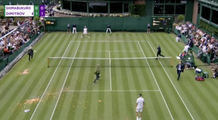 Vídeo: ativistas interrompem jogo em Wimbledon com confetes laranjas