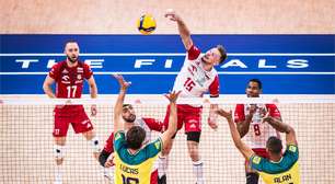 Polônia dá show em quadra e o Brasil está eliminado da VNL
