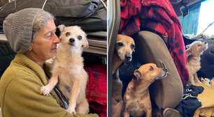 Mulher mora em carro com 16 cachorros há mais de uma década: "Minha família são os meus cães"