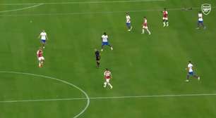 Golaço de Fábio Vieira pelo Arsenal contra o Barça na pré-temporada; confira