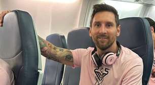 Messi publica foto na classe econômica em viagem após classificação do Inter Miami; entenda