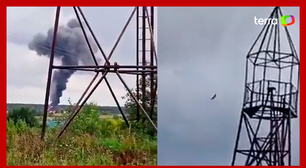 Vídeos mostram queda de avião que teria matado líder do Grupo Wagner na Rússia