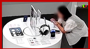 Mulher rói cabo de segurança em loja para furtar iPhone