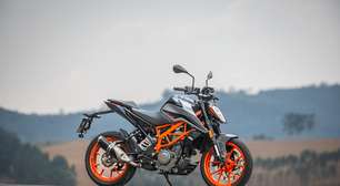 KTM Duke 390 tem óbvias aspirações de moto grande