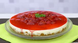 Cheesecake com frutas vermelhas