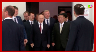 Kim Jong-Un se encontra com Putin e diz apoiar 'guerra sagrada' contra o Ocidente
