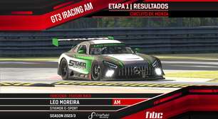 F1BC GT3 iRacing AM: Leo Moreira e Bento Guida vencem na abertura em Monza