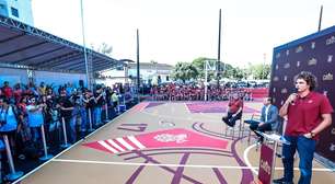 Em parceria com Varejão, Cleveland Cavaliers entrega duas novas quadras de basquete ao clube Saldanha da Gama