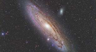 Andrômeda | Foto de galáxia marca início das operações de novo telescópio chinês