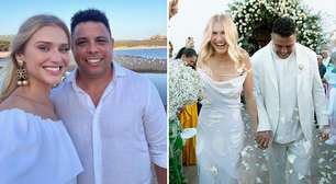 Celina Locks se casa com Ronaldo Fenômeno na Espanha! Veja: