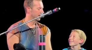 Presente dos sonhos! Chris Martin faz surpresa especial para fã mirim que celebrou seu aniversário no show do Coldplay