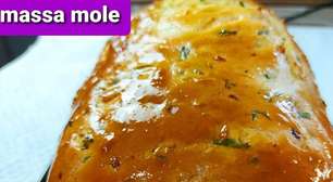 Pão de massa mole temperado muito saboroso fácil de preparar e perfeito para o lanche