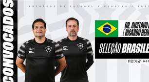 Que moral! Integrantes da comissão técnica do Botafogo são prestigiados com 'convocação'