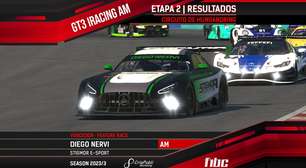 F1BC GT3 iRacing AM: Diego Nervi e Leo Moreira vencem em Hungaroring
