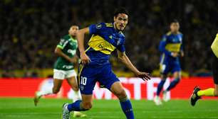 Cavani segue em jejum, mas foi o jogador mais perigoso de Boca Juniors x Palmeiras