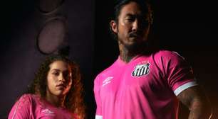 Santos e Umbro lançam camisa para o Outubro Rosa