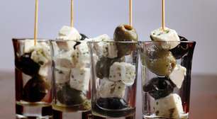 Aperitivo de azeitona com queijo | Receita gourmet