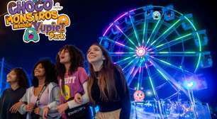 ÚLTIMOS DIAS!! Aproveite o desconto no Parque Chocomonstros Cacau Show &amp; Yupie! Park! Tem diversas atrações, personagens ao vivo e muito chocolate!