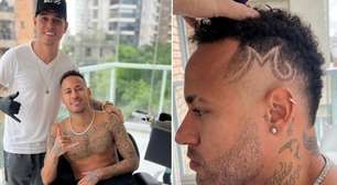 Neymar faz corte de cabelo em homenagem à filha; veja como ficou