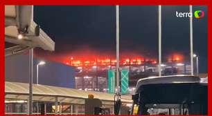 Incêndio atinge aeroporto de Londres e voos são suspensos